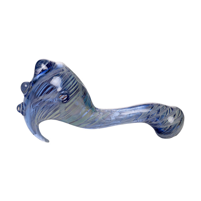 Human Grade Sherlock Model B Pipe, Light Blue White