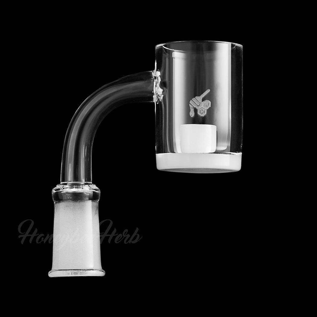 HONEY & MILK CORE REACTOR QUARTZ BANGER - 90° DEGREE | YL - Discreet Smoker