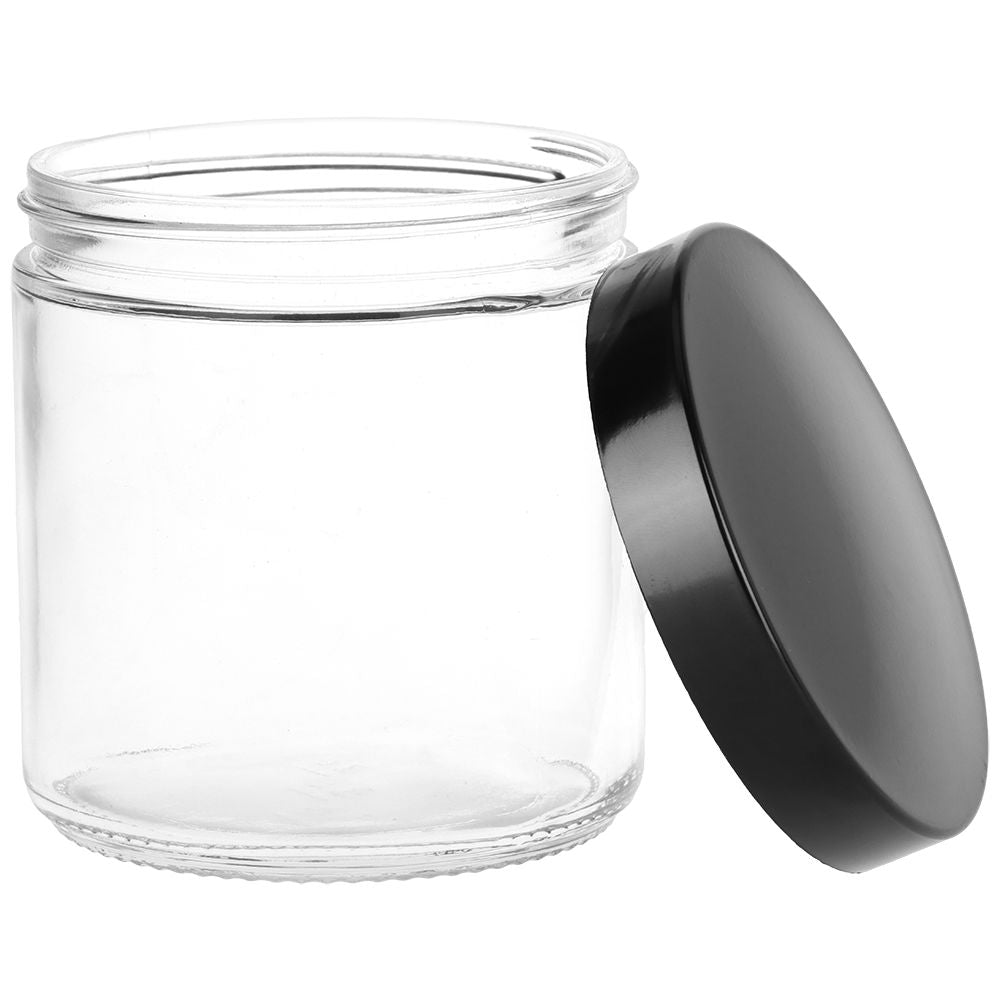 Clear Screw-Top Jar - 3.75" x 3.5"/ X-Large - Discreet Smoker