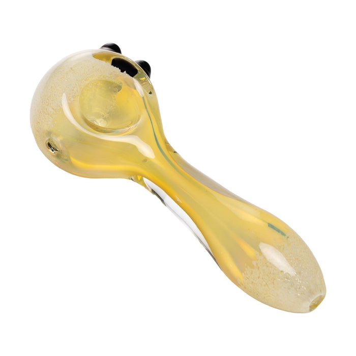 Human Grade Spoon Pipe Model B, White Silver Fume
