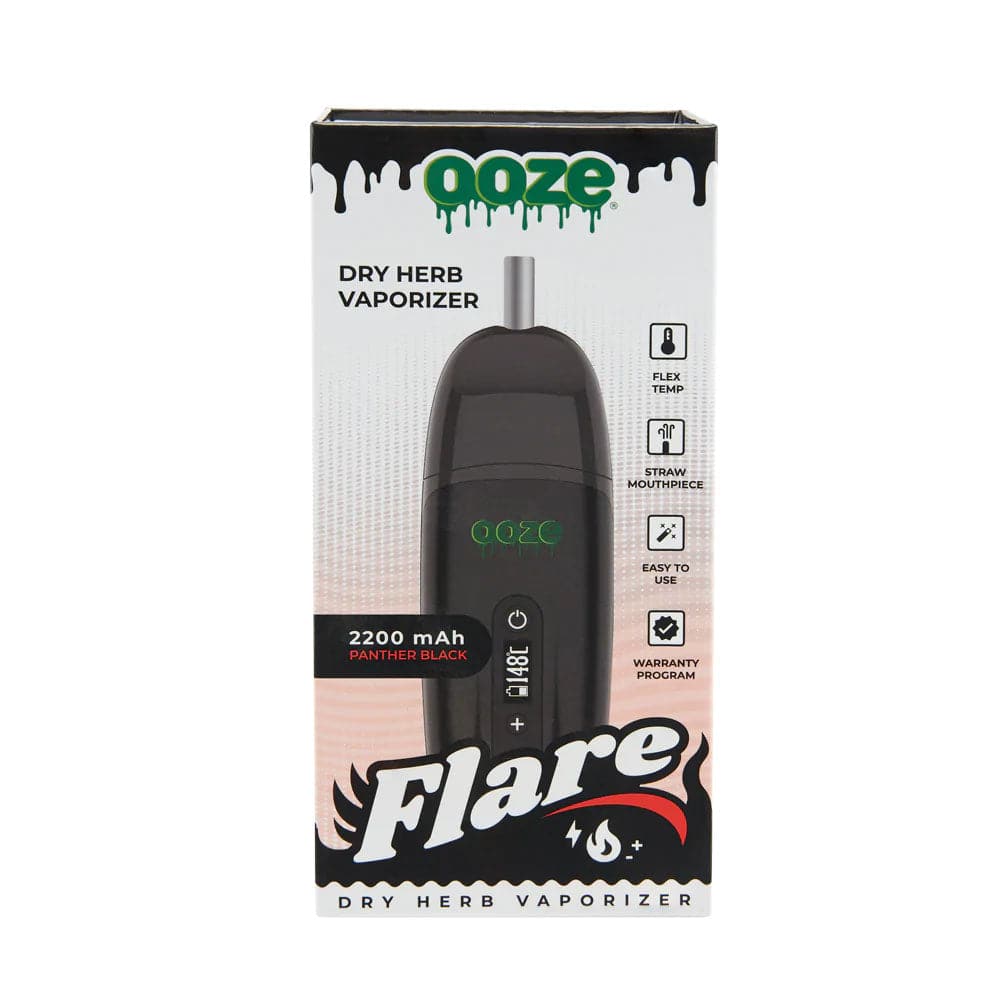 Ooze Flare Dry Herb Vaporizer | 2200mAh - Discreet Smoker