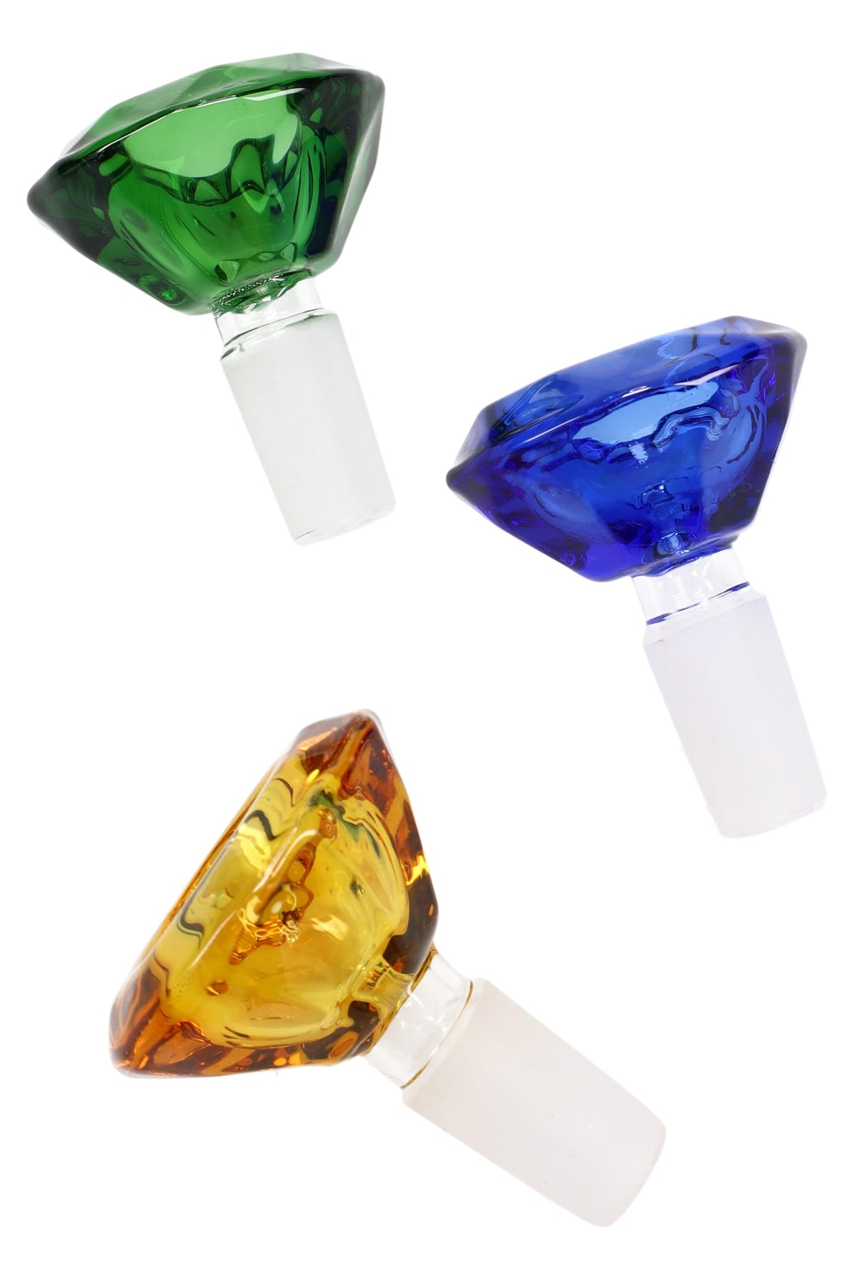 Glass 14.5 mm Male GoG Bowl “Bright Bite” - Discreet Smoker