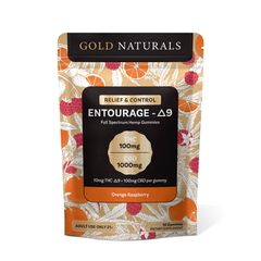 Gold Naturals Entourage Δ9 Gummy - Discreet Smoker
