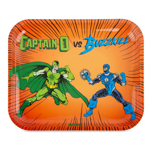 Ooze Rolling Tray - Metal - Large - Discreet Smoker