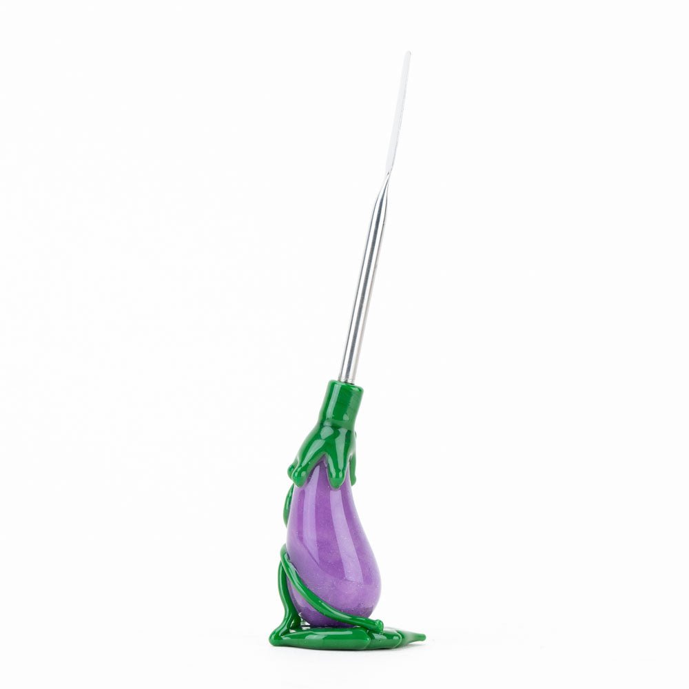 Empire Glassworks Eggplant Dabber - Discreet Smoker