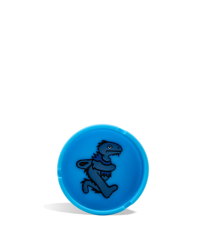 Elbo Glass Dancing Dinos Unbreakable Silicone Ashtray, Blue