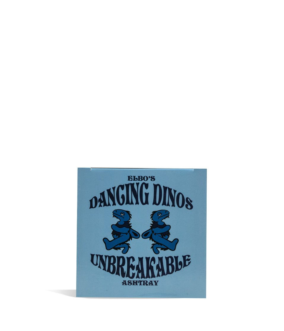 Elbo Glass Dancing Dinos Unbreakable Silicone Ashtray - Discreet Smoker
