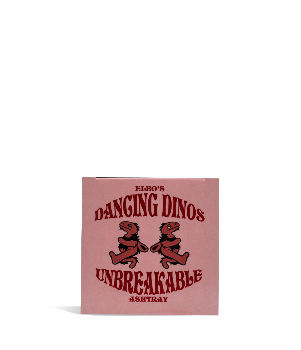 Elbo Glass Dancing Dinos Unbreakable Silicone Ashtray - Discreet Smoker