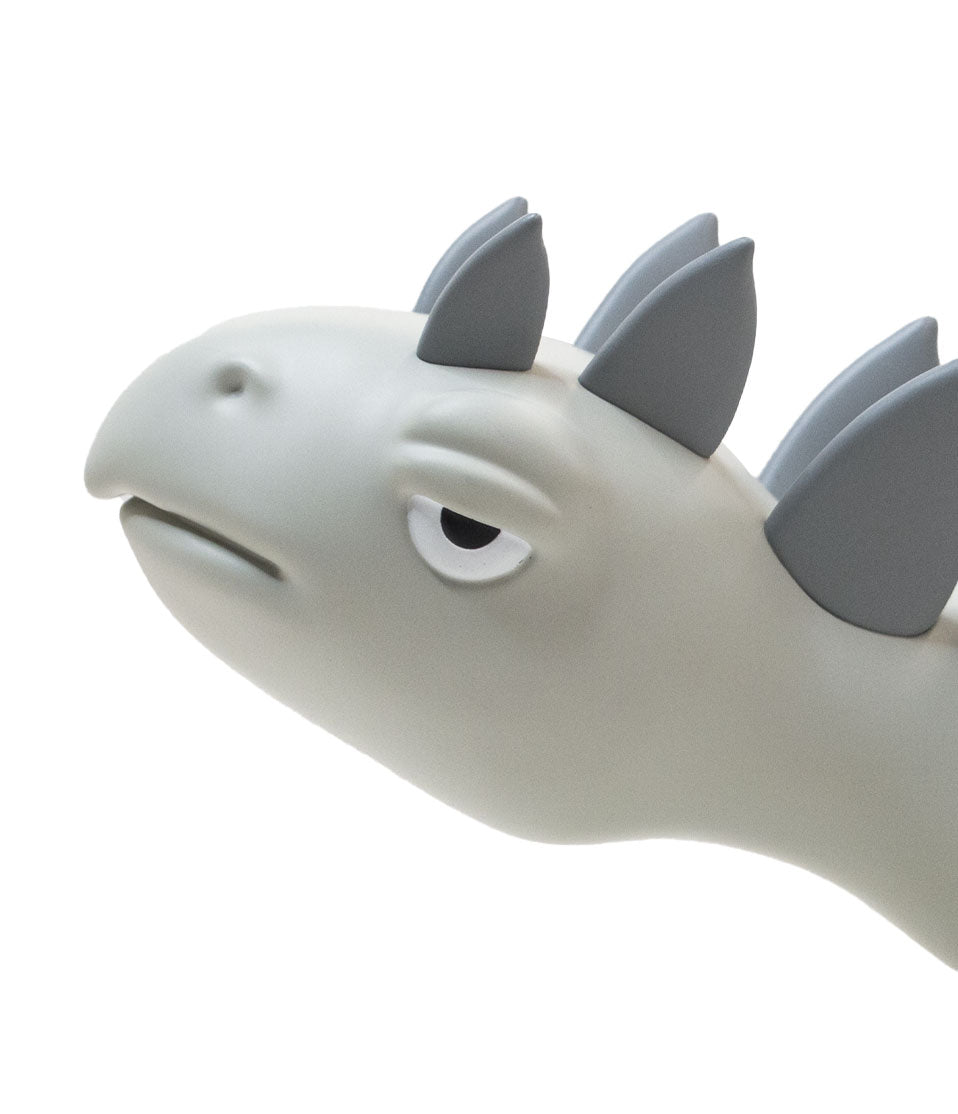 Elbo Glass Gray Steggo Vinyl Figure - Discreet Smoker