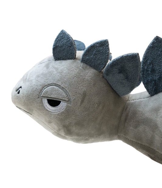 Elbo Glass Grey Steggo Plush Figure - Discreet Smoker