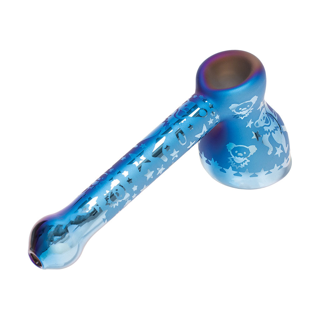 ELECTROPLATED GLASS BUBBLER - Discreet Smoker