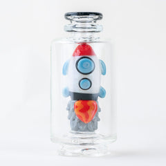 Empire Glassworks "Across the Universe" Puffco Peak/Peak Pro Glass Attachment - Discreet Smoker