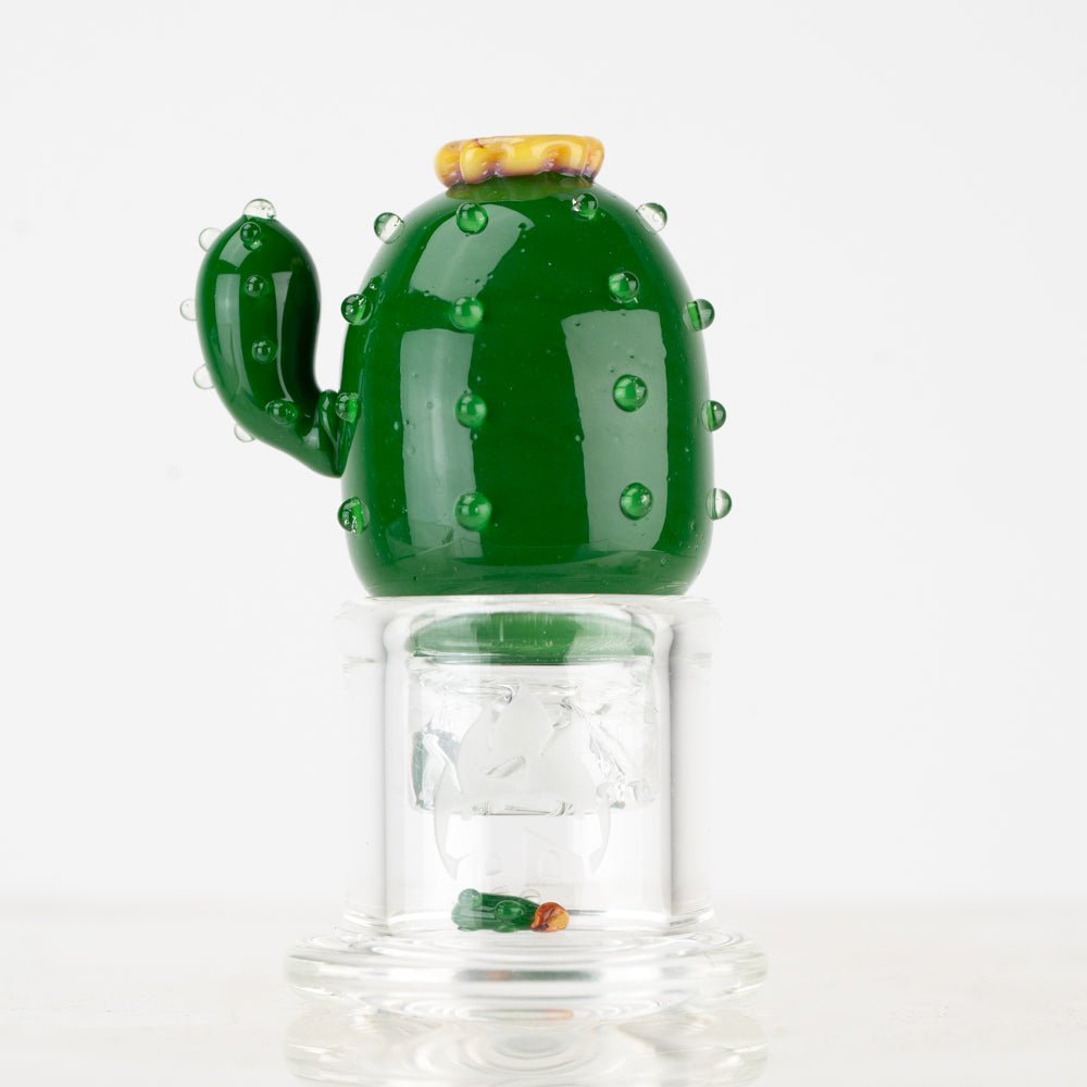 Empire Glassworks Cactus Spinner Cap - Discreet Smoker