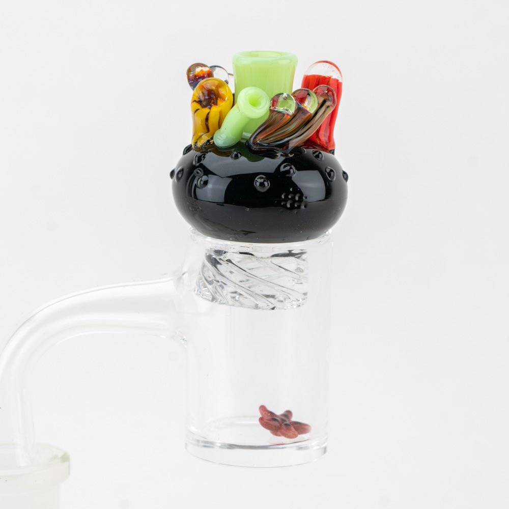 Empire Glassworks Coral Reef Spinner Cap - Discreet Smoker