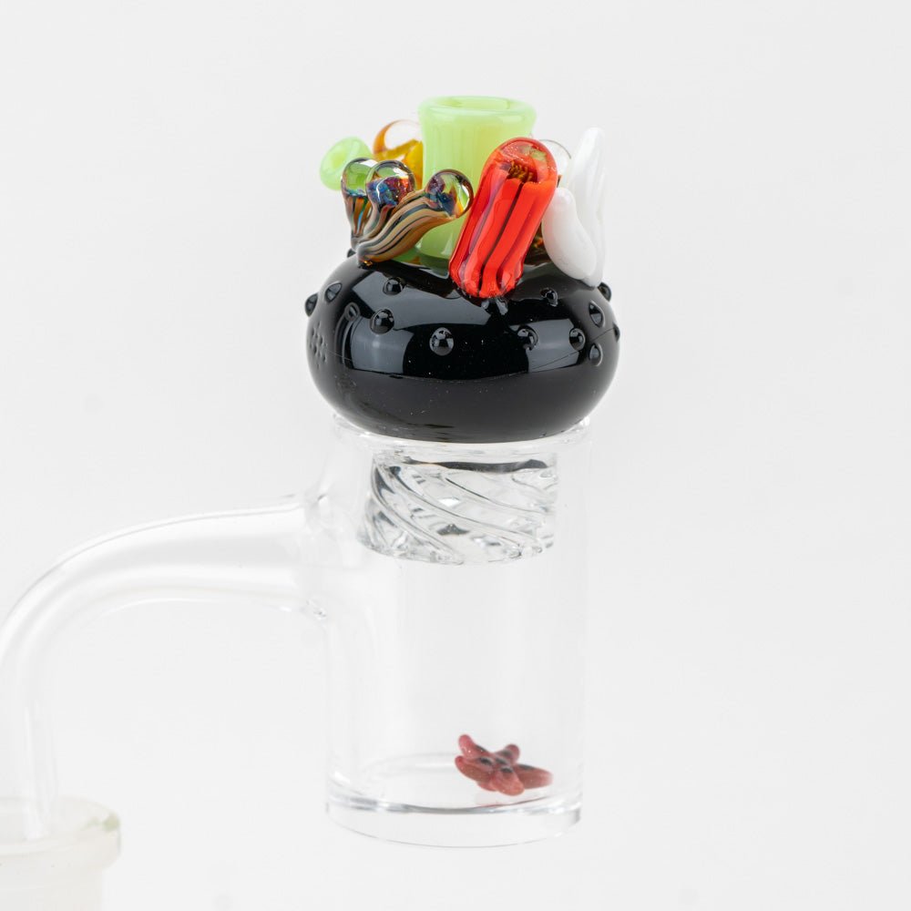 Empire Glassworks Coral Reef Spinner Cap - Discreet Smoker