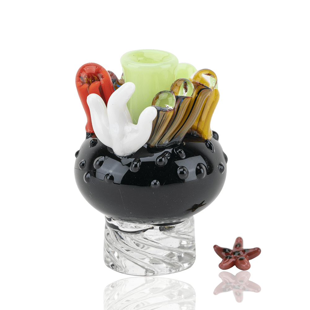 Empire Glassworks Coral Reef Spinner Cap - Discreet Smoker