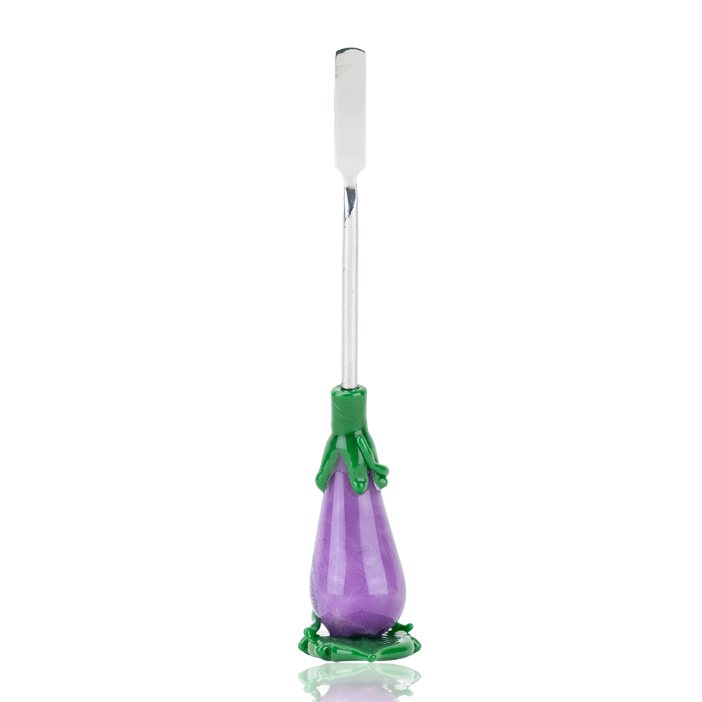 Empire Glassworks Eggplant Dabber - Discreet Smoker