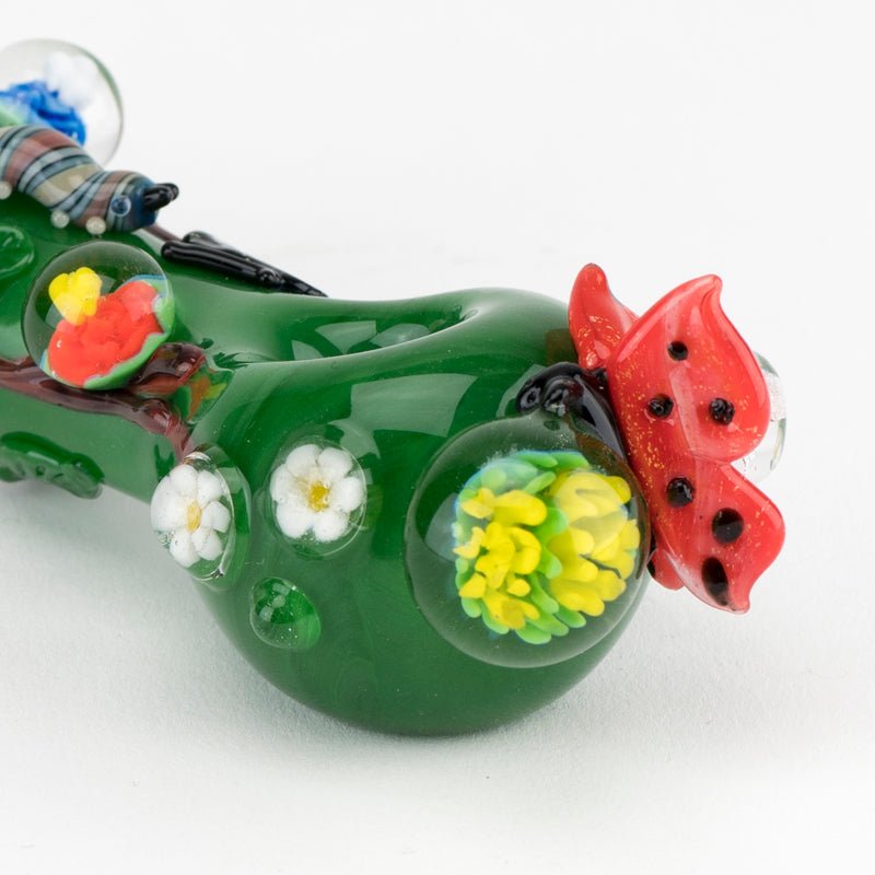 Empire Glassworks Garden Critters Small Spoon Pipe - Discreet Smoker