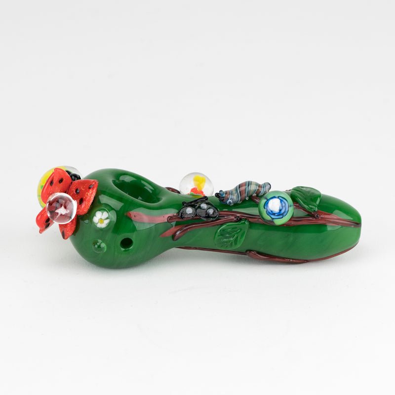 Empire Glassworks Garden Critters Small Spoon Pipe - Discreet Smoker
