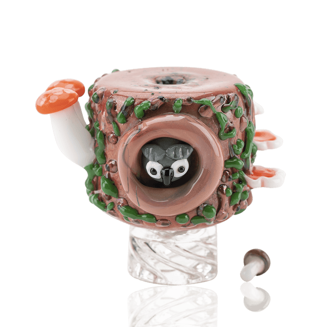 Empire Glassworks Hootie's Forest Spinner Cap - Discreet Smoker