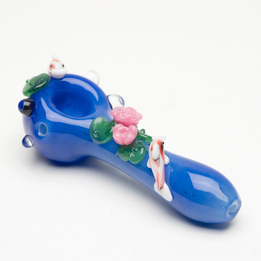 Empire Glassworks Koi Pond Mini Spoon Pipe - Discreet Smoker