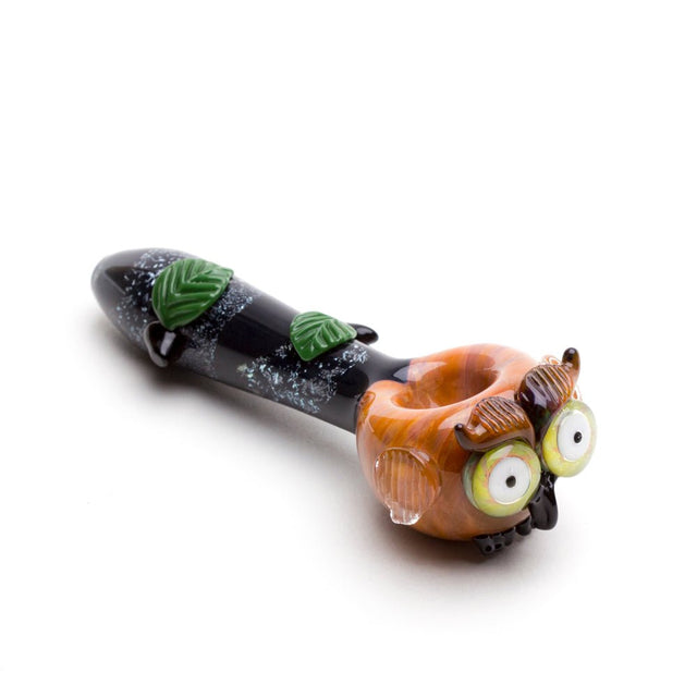 Empire Glassworks Owl Mini Spoon Pipe - Discreet Smoker