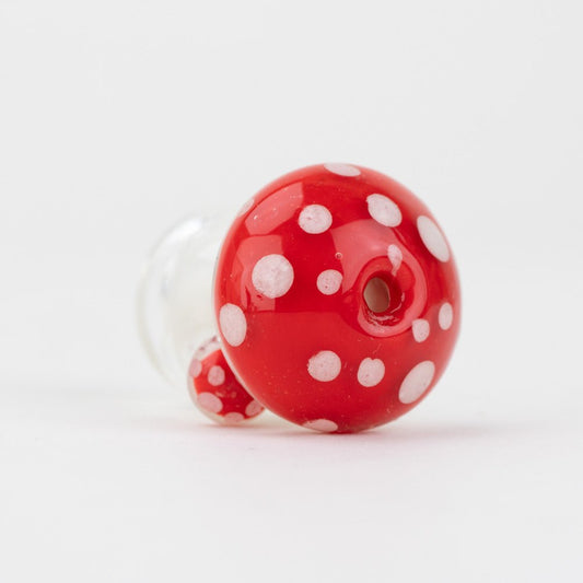 Empire Glassworks PuffCo Pivot Glass Mouthpiece - Red Mushroom