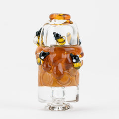 Empire Glassworks Puffco Pivot Glass Mouthpiece - Save the Bees