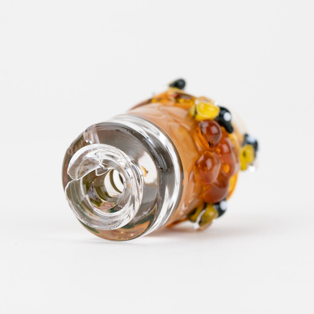 Empire Glassworks Puffco Pivot Glass Mouthpiece - Save the Bees - Discreet Smoker