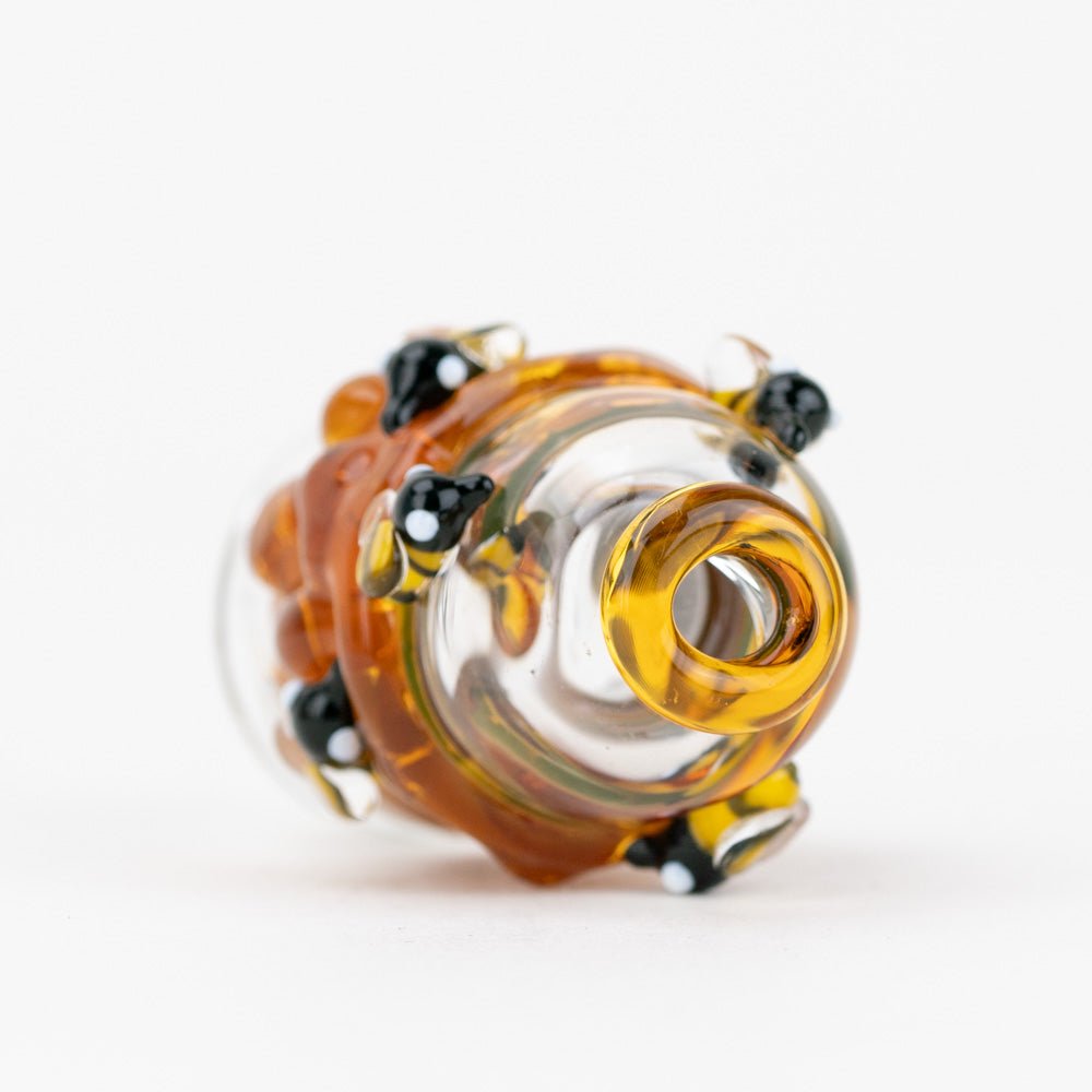 Empire Glassworks Puffco Pivot Glass Mouthpiece - Save the Bees - Discreet Smoker