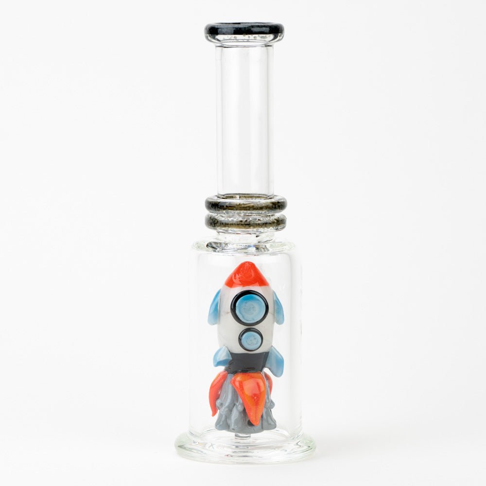 Empire Glassworks Rocket Ship Mini Tube Dab Rig - Discreet Smoker