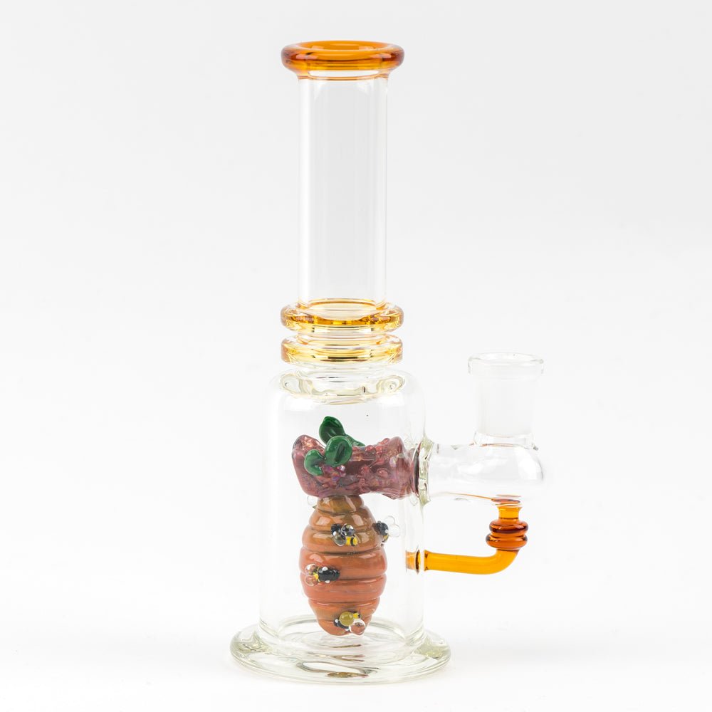 Empire Glassworks "Save the Bees" Mini Tube - Discreet Smoker