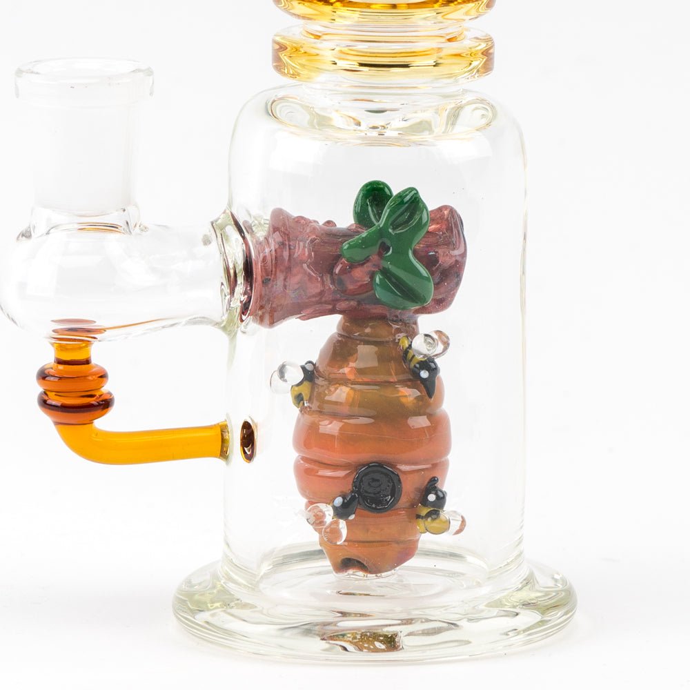 Empire Glassworks "Save the Bees" Mini Tube - Discreet Smoker