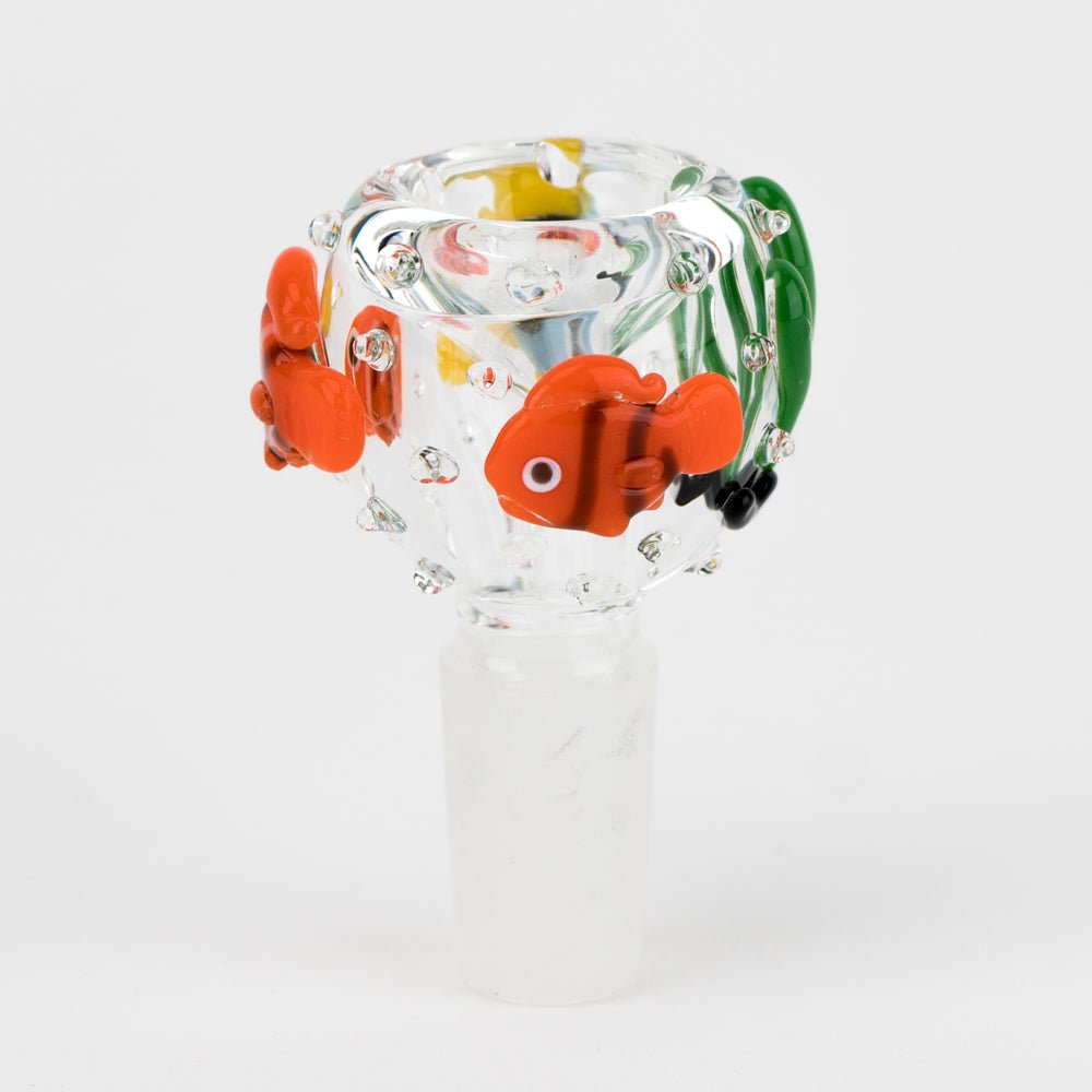 Empire Glassworks Under The Sea Bowl Piece - Discreet Smoker