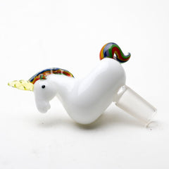 Empire Glassworks UV Reactive Unicorne Bowl Piece