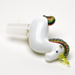 Empire Glassworks UV Reactive Unicorne Bowl Piece