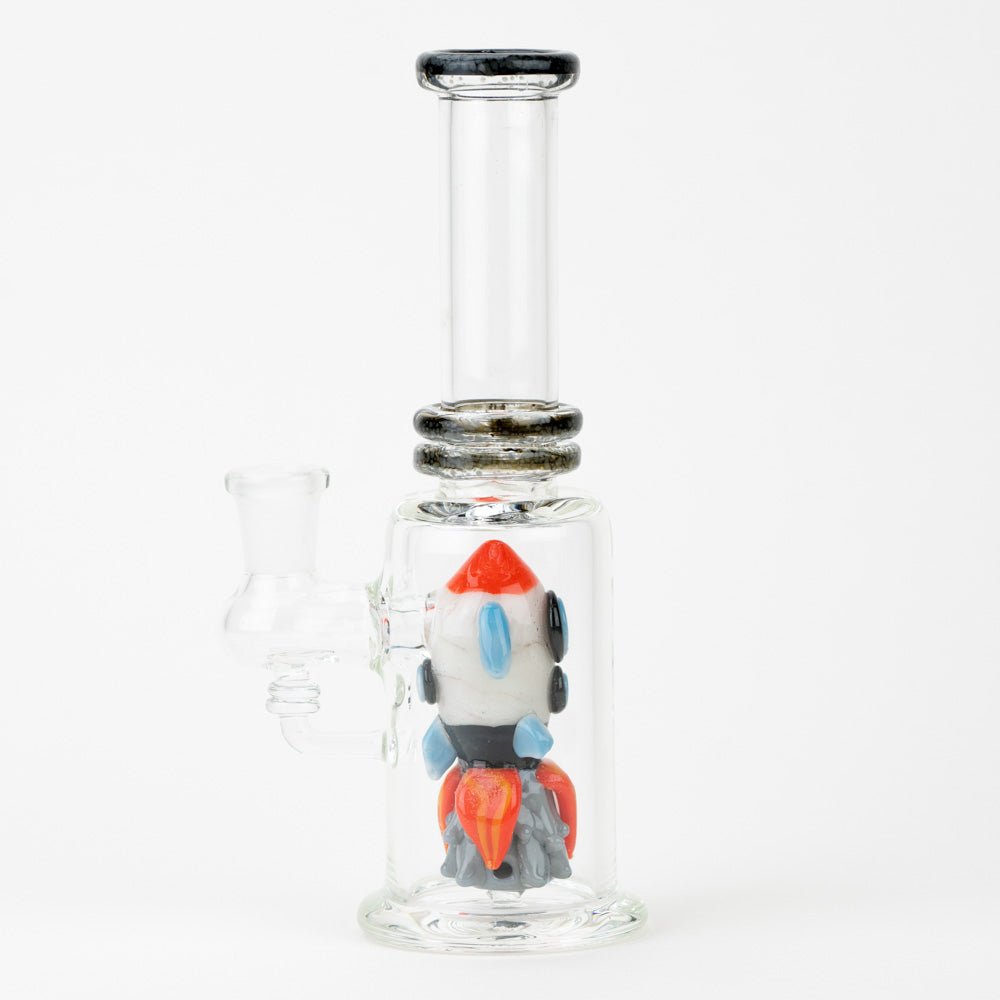 Empire Glassworks Rocket Ship Mini Tube Dab Rig - Discreet Smoker