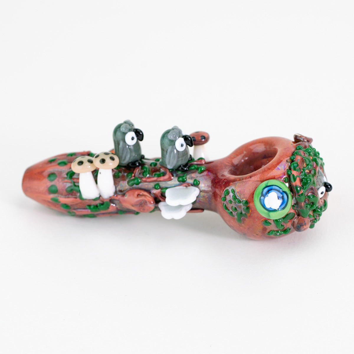 Empire Glassworks Hootie's Forest Small Spoon Pipe - Discreet Smoker