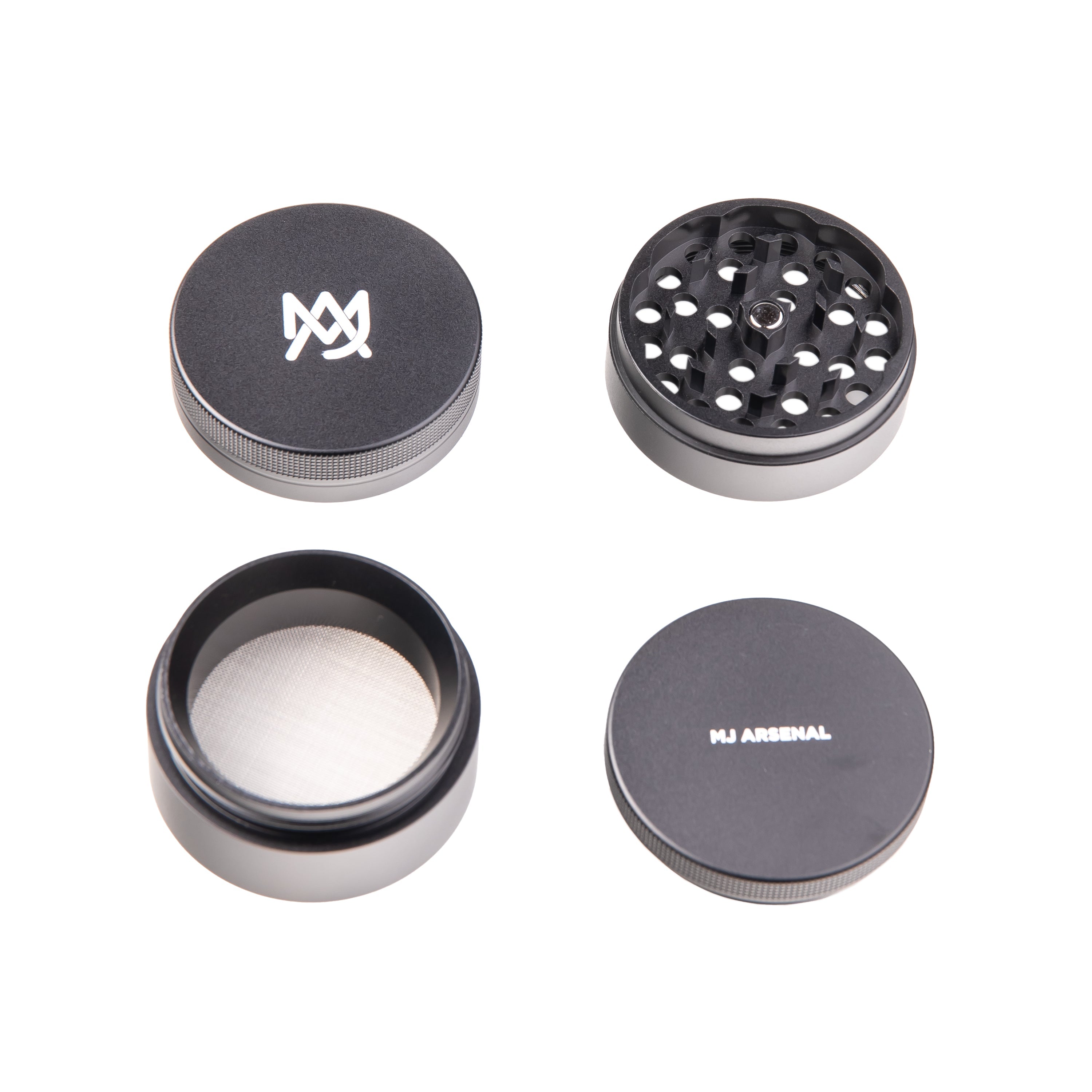 MJ Arsenal 4 Piece Grinder - Discreet Smoker