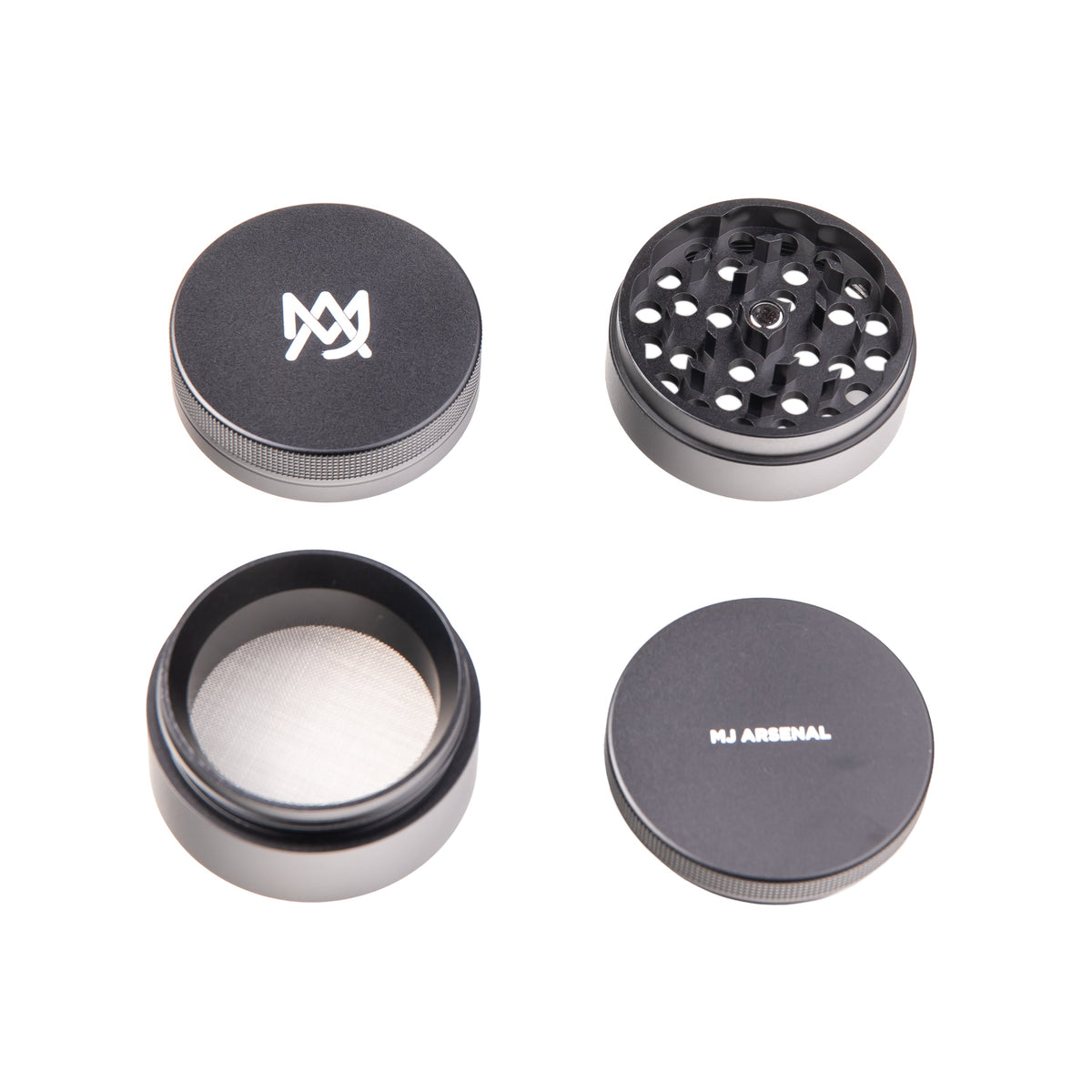 MJ Arsenal 4 Piece Grinder - Discreet Smoker