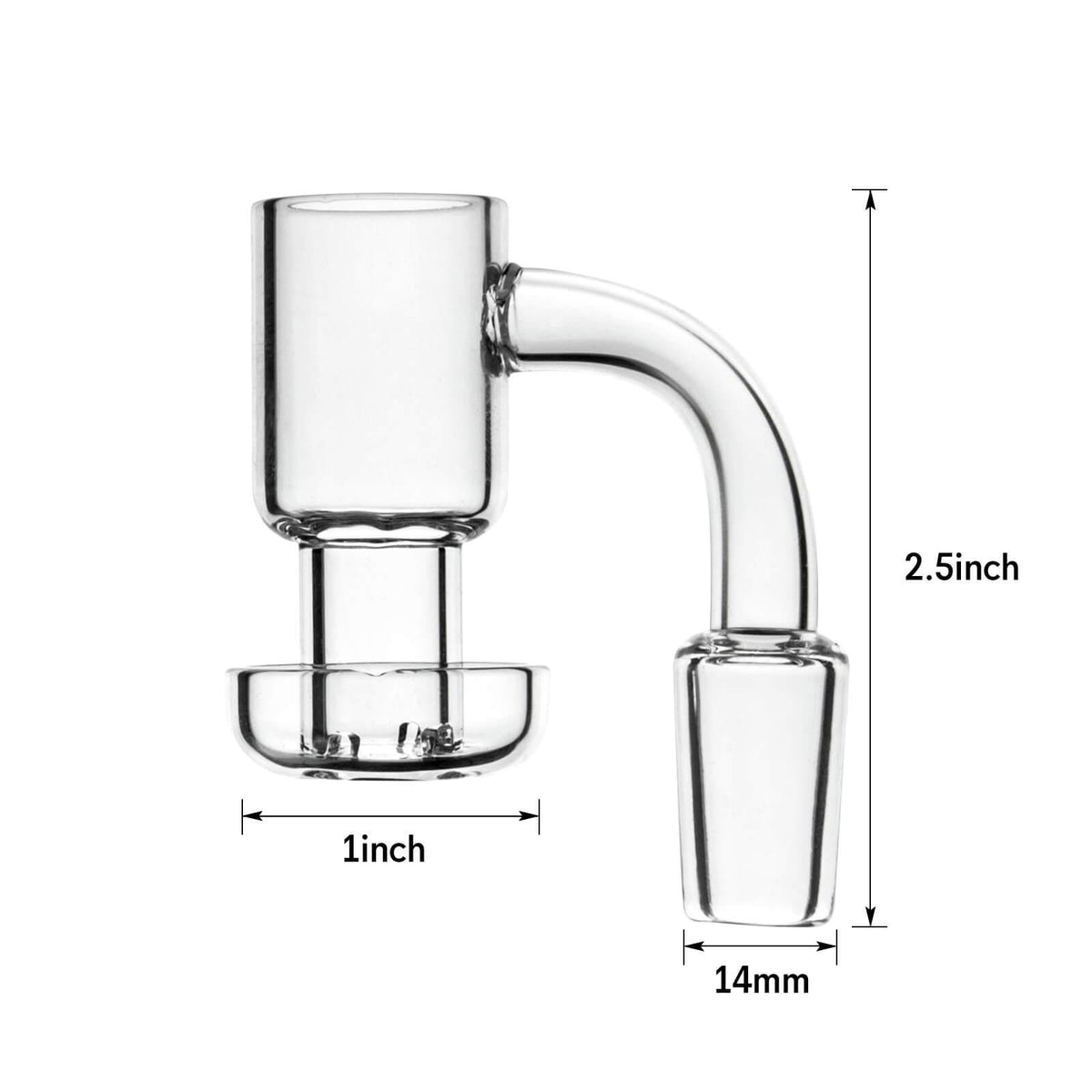 14mm Terp Slurper Quartz Banger - Discreet Smoker