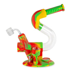 Ooze Swerve Silicone Water Pipe - Discreet Smoker