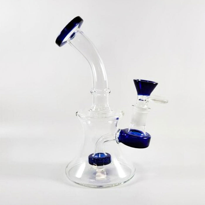 EXTENDED ROUND MOUTHPIECE MATRIX PERC RIG, Blue