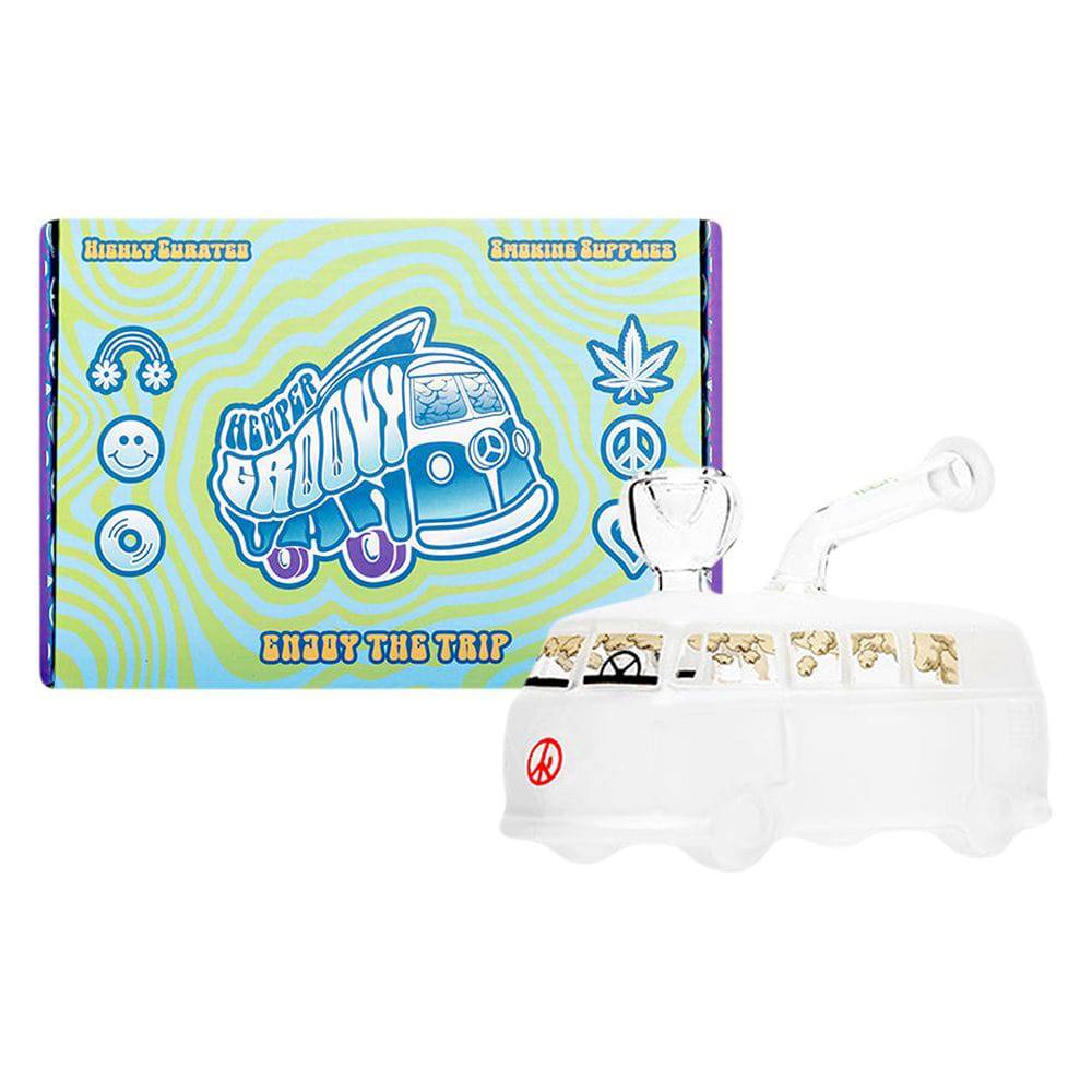 Hemper Groovy Van Glass Water Pipe | 14mm F - Discreet Smoker