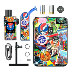 Grateful Dead Modul + Dok Deluxe Travel Set - Legacy Patchwork - Discreet Smoker