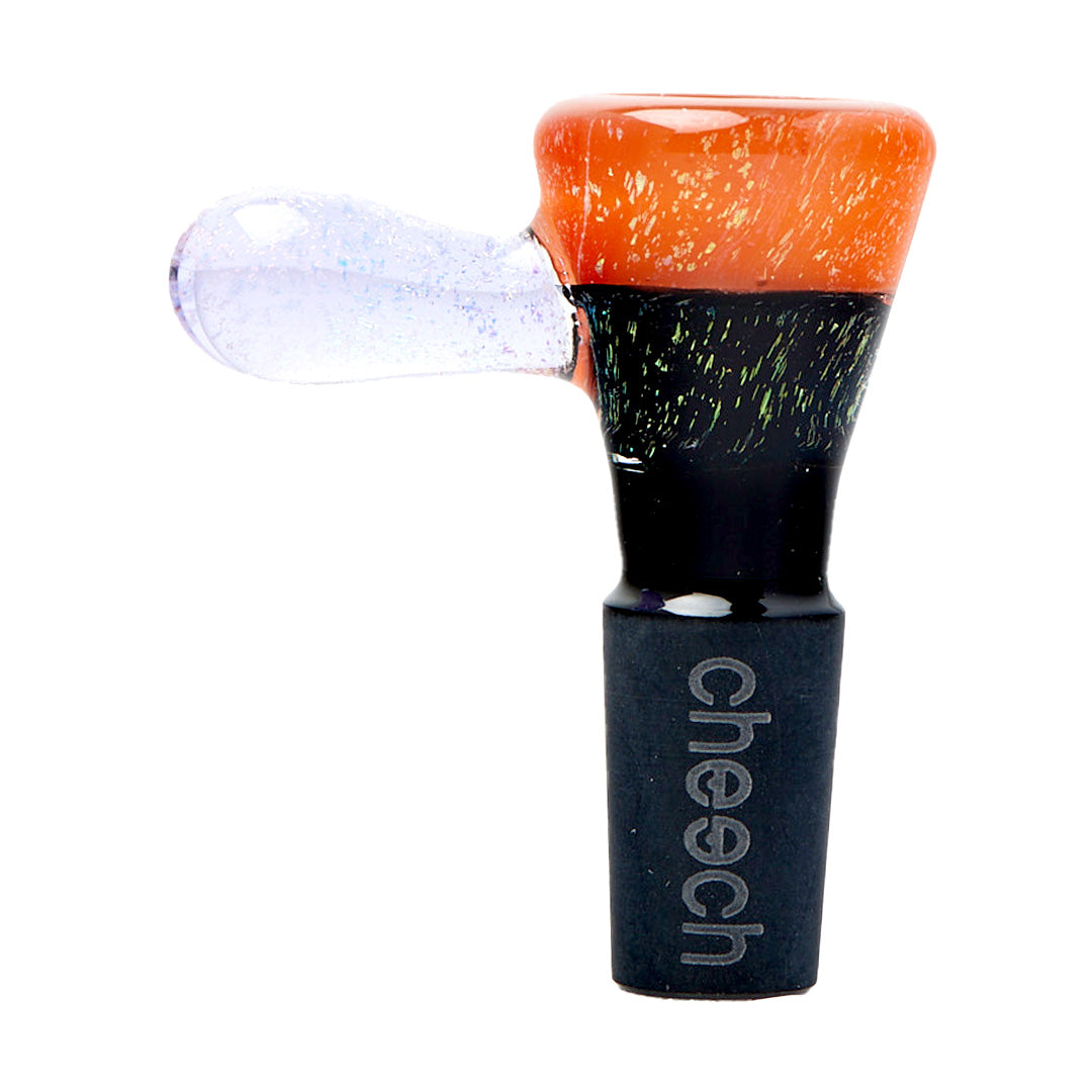 Cheech Glass 2" Transparent Dichro Glass Bowl - Discreet Smoker