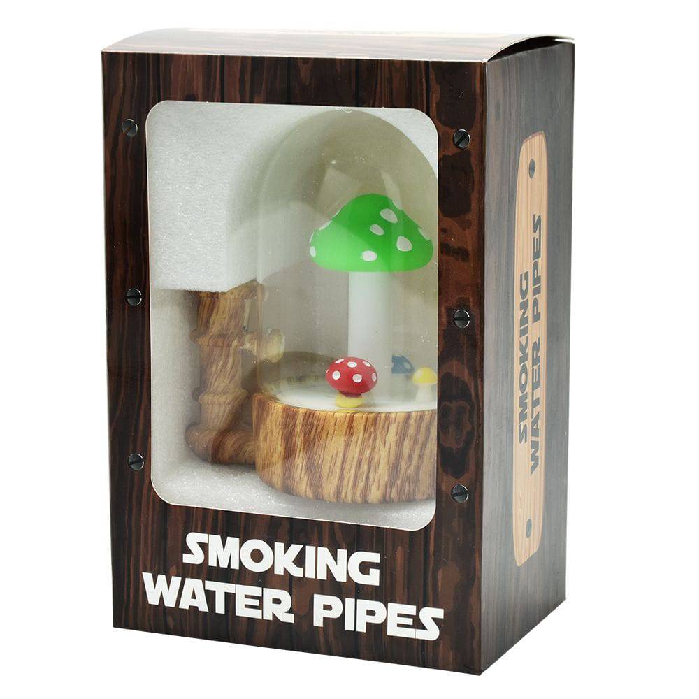 Shroom Family Bell Jar Water Pipe - 5.5" / 14mm F - Discreet Smoker
