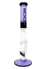 ROOR Tech 18″ Colored Straight Tube with Showerhead Perc – 5 mm Thick - Discreet Smoker