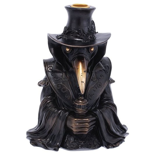 Plague Doctor Backflow Incense Burner - 7" - Discreet Smoker
