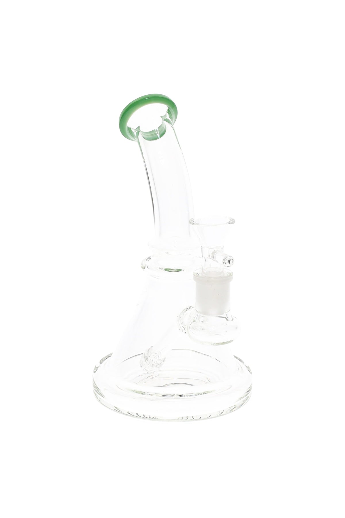 Clear Stemless Beaker Bong “Matrix Mini” – Matrix Stem – 7½″ - Discreet Smoker